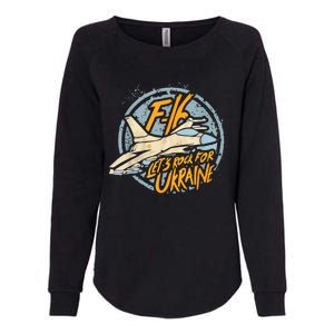 F16 Ukraine Womens California Wash Sweatshirt