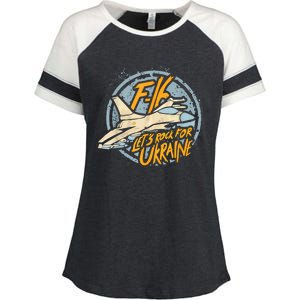 F16 Ukraine Enza Ladies Jersey Colorblock Tee