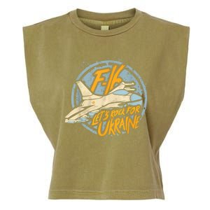 F16 Ukraine Garment-Dyed Women's Muscle Tee