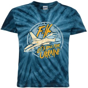 F16 Ukraine Kids Tie-Dye T-Shirt