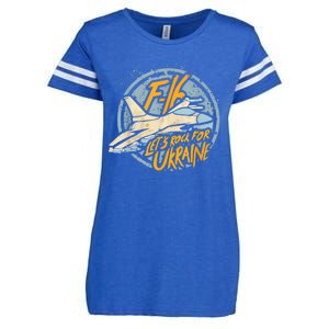 F16 Ukraine Enza Ladies Jersey Football T-Shirt