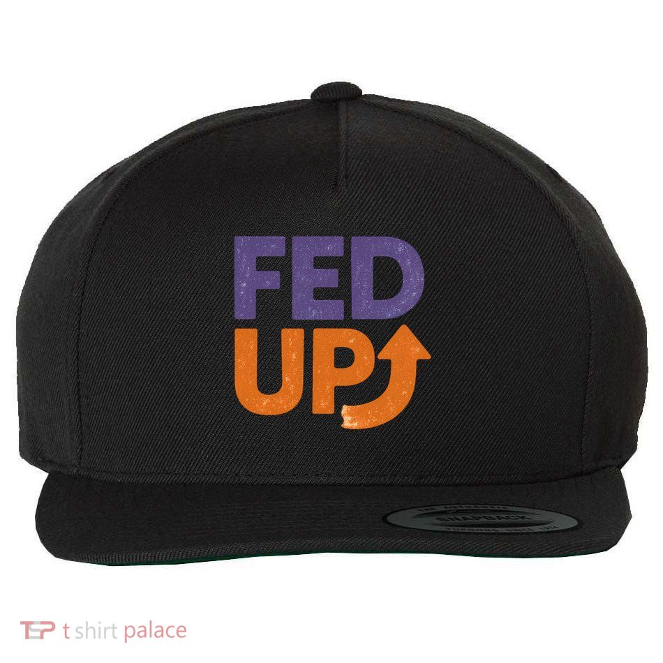 FED UP Wool Snapback Cap