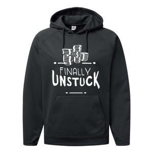 Finally Unstuck Performance Fleece Hoodie