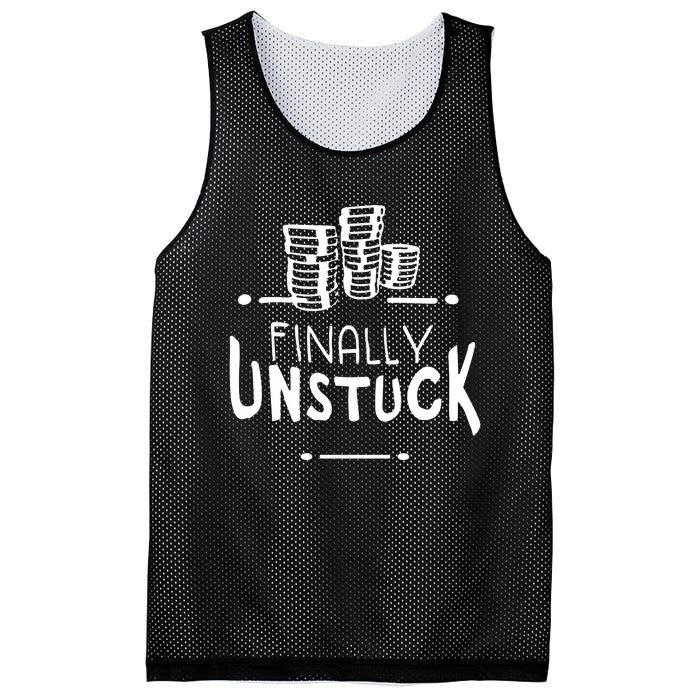 Finally Unstuck Mesh Reversible Basketball Jersey Tank