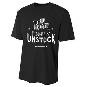 Finally Unstuck Performance Sprint T-Shirt