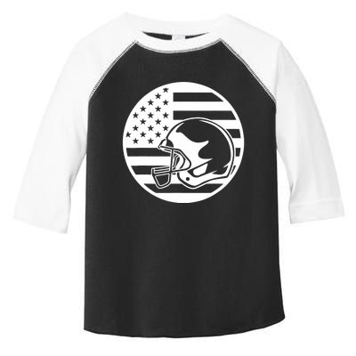 Football USA Flag Toddler Fine Jersey T-Shirt