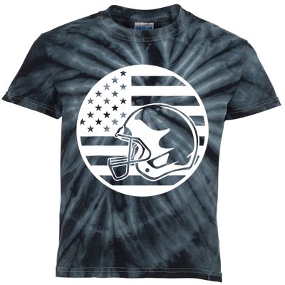 Football USA Flag Kids Tie-Dye T-Shirt