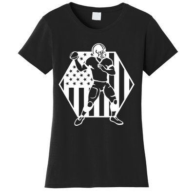 Football USA Flag Women's T-Shirt