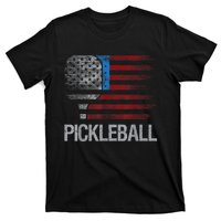 Funny Us Flag Pickleball Player Paddleball Lover T-Shirt