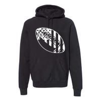 Football USA Flag Premium Hoodie