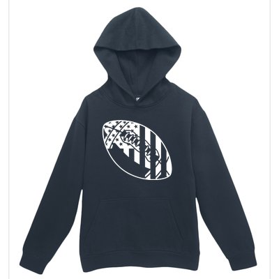 Football USA Flag Urban Pullover Hoodie