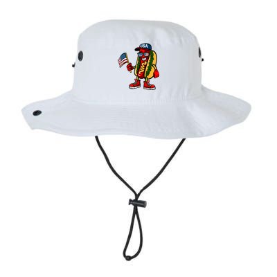 Fun Usa Flag Patriotic Hot Dog Gift Legacy Cool Fit Booney Bucket Hat