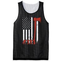 Firefighter USA Flag Funny Firemen Fire Truck Graphic Mesh Reversible Basketball Jersey Tank