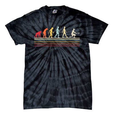 Funny Ultimate Frisbee Player Evolution Tie-Dye T-Shirt