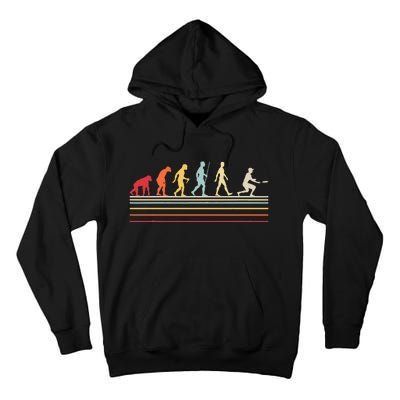 Funny Ultimate Frisbee Player Evolution Tall Hoodie