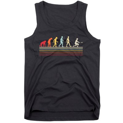 Funny Ultimate Frisbee Player Evolution Tank Top