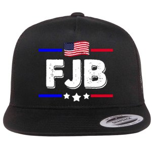 FJB US Flag F Joe Biden Flat Bill Trucker Hat