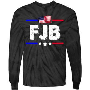 FJB US Flag F Joe Biden Tie-Dye Long Sleeve Shirt