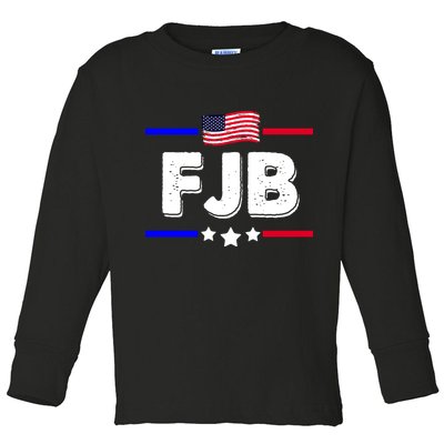 FJB US Flag F Joe Biden Toddler Long Sleeve Shirt