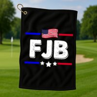FJB US Flag F Joe Biden Golf Towel