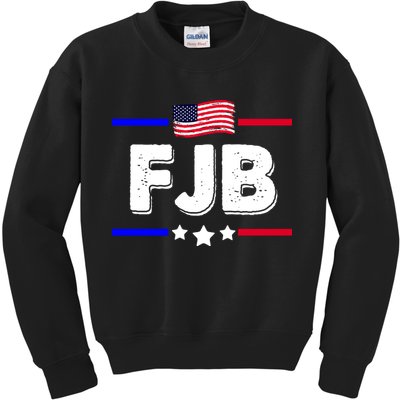 FJB US Flag F Joe Biden Kids Sweatshirt