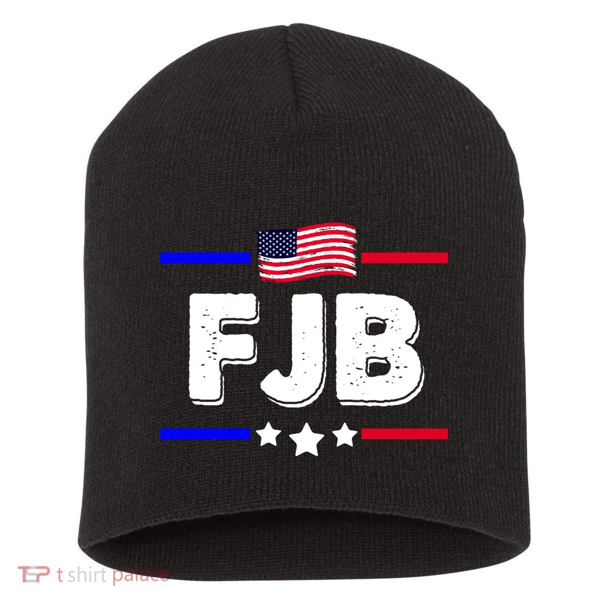 FJB US Flag F Joe Biden Short Acrylic Beanie