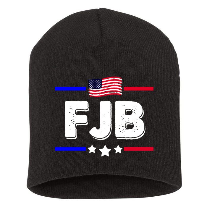 FJB US Flag F Joe Biden Short Acrylic Beanie