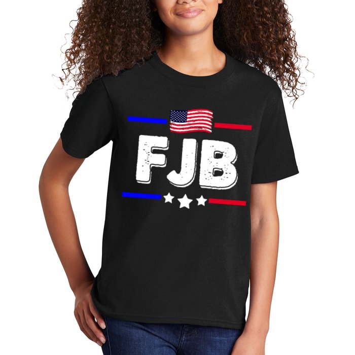 FJB US Flag F Joe Biden Kids T-Shirt