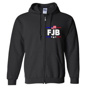 FJB US Flag F Joe Biden Full Zip Hoodie