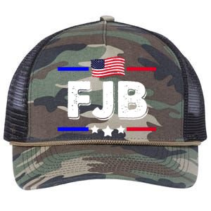 FJB US Flag F Joe Biden Retro Rope Trucker Hat Cap