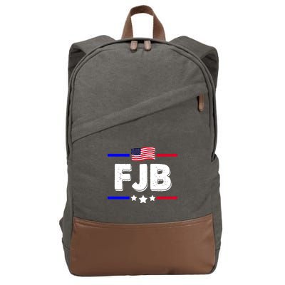 FJB US Flag F Joe Biden Cotton Canvas Backpack