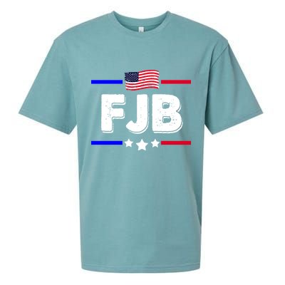 FJB US Flag F Joe Biden Sueded Cloud Jersey T-Shirt