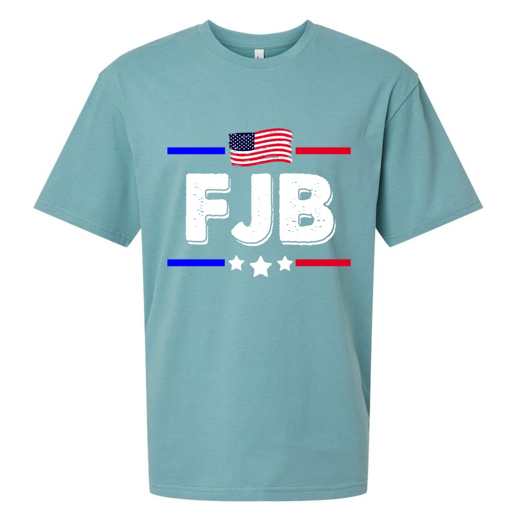 FJB US Flag F Joe Biden Sueded Cloud Jersey T-Shirt