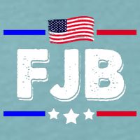 FJB US Flag F Joe Biden Sueded Cloud Jersey T-Shirt