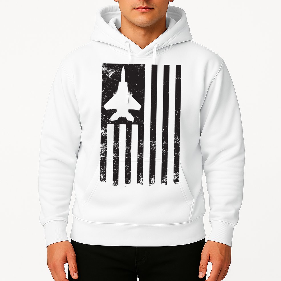 F15 USA FLAG Eagle Fighter Jet For Usaf Pilot Or Crew Hoodie