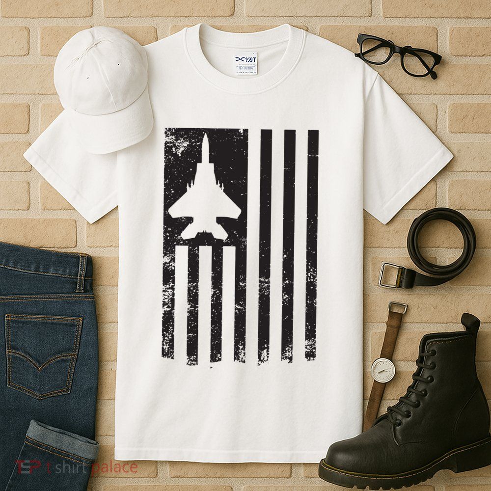 F15 USA FLAG Eagle Fighter Jet For Usaf Pilot Or Crew Tall T-Shirt