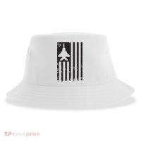 F15 USA FLAG Eagle Fighter Jet For Usaf Pilot Or Crew Sustainable Bucket Hat