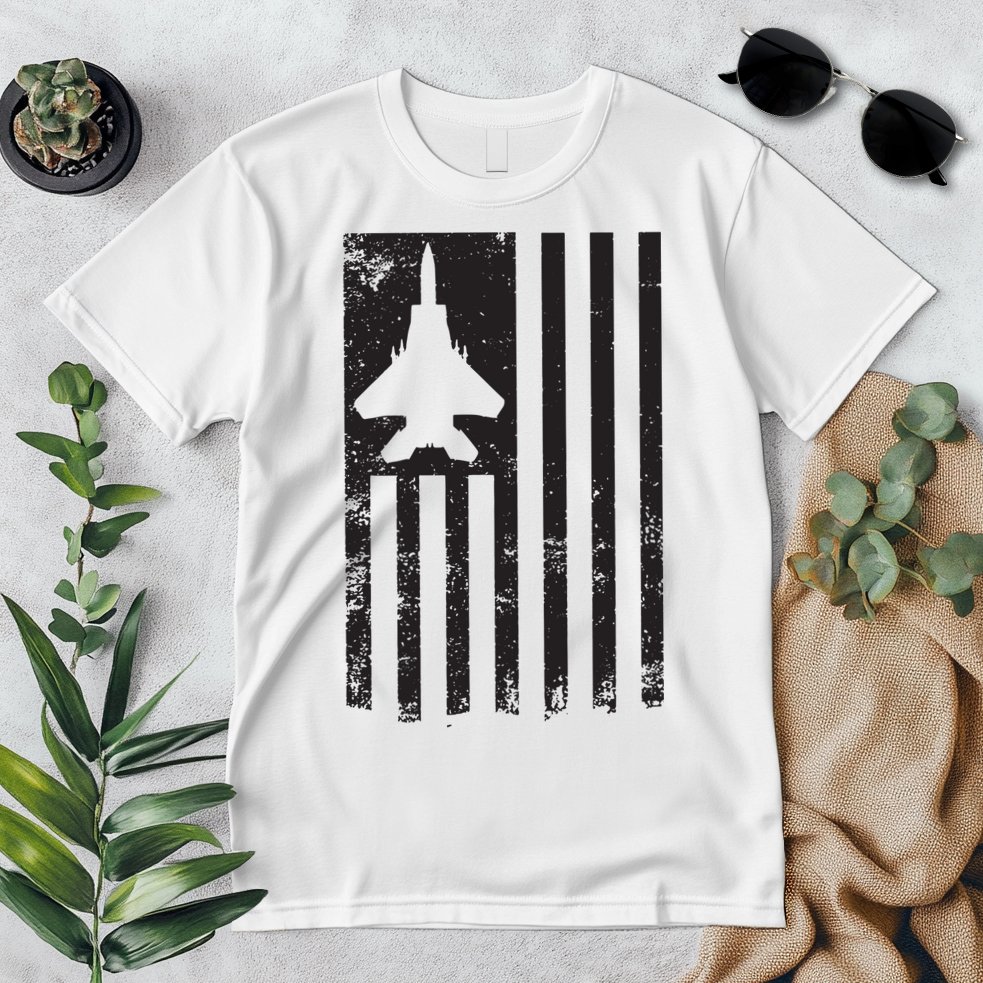 F15 USA FLAG Eagle Fighter Jet For Usaf Pilot Or Crew Premium T-Shirt