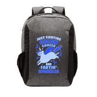Funny Unicorn Fighting Colon Cancer And Farting Sparkles Vector Backpack