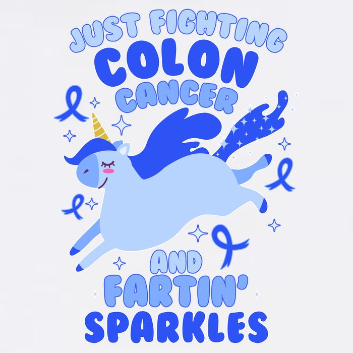 Funny Unicorn Fighting Colon Cancer And Farting Sparkles Baby Bodysuit