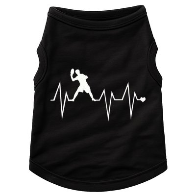 Funny Ultimate Frisbee Player Heartbeat Heart Pulse Rate Ekg Gift Doggie Tank