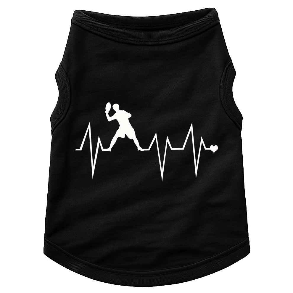 Funny Ultimate Frisbee Player Heartbeat Heart Pulse Rate Ekg Gift Doggie Tank