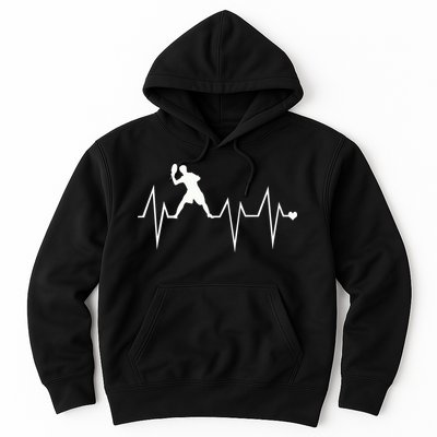 Funny Ultimate Frisbee Player Heartbeat Heart Pulse Rate Ekg Gift Hoodie