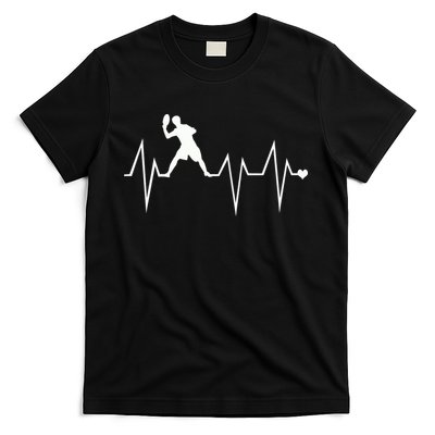 Funny Ultimate Frisbee Player Heartbeat Heart Pulse Rate Ekg Gift T-Shirt