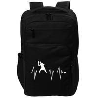 Funny Ultimate Frisbee Player Heartbeat Heart Pulse Rate Ekg Gift Impact Tech Backpack
