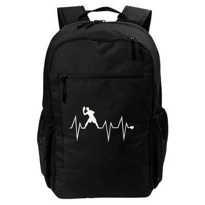 Funny Ultimate Frisbee Player Heartbeat Heart Pulse Rate Ekg Gift Backpack