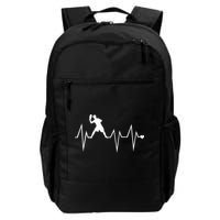 Funny Ultimate Frisbee Player Heartbeat Heart Pulse Rate Ekg Gift Backpack