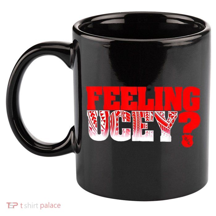 Feeling Ucey 11oz C Handle Ceramic Mug
