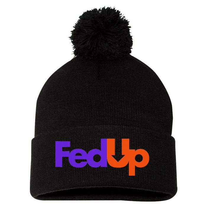 Fed Up Pom Pom 12in Knit Beanie