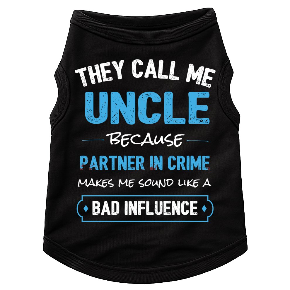 Funny Uncle Gifgift Uncle Partner In Crime Gift Cool Gift Doggie Tank